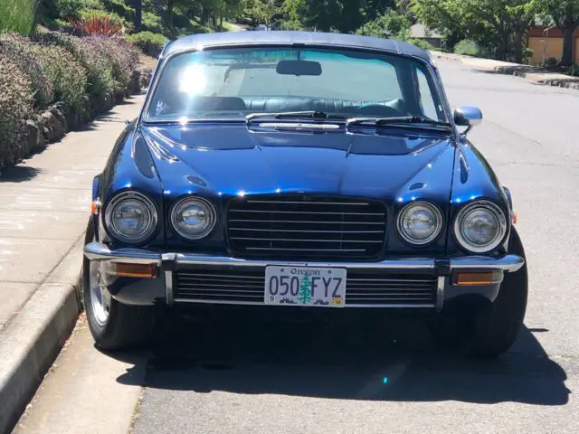1975 jaguar xj coupe blue rwd automatic restomod