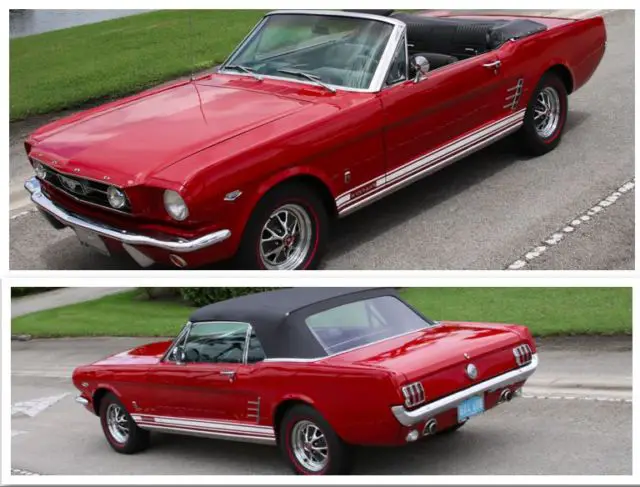 1966 ford mustang gt convertible frame off 165 miles after restoration 289 auto