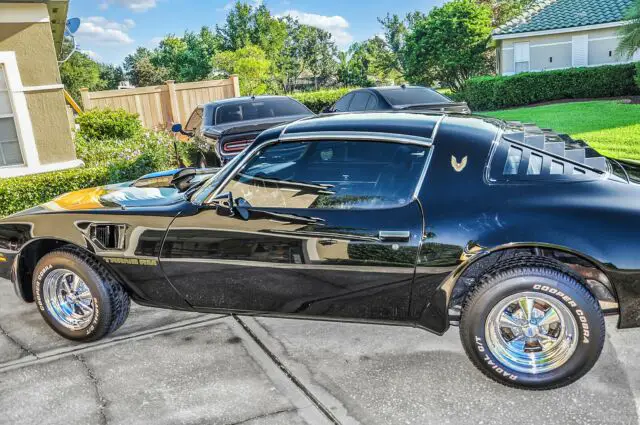 1979 trans am bandit triple black ttops auto fresh engine fuel injection too
