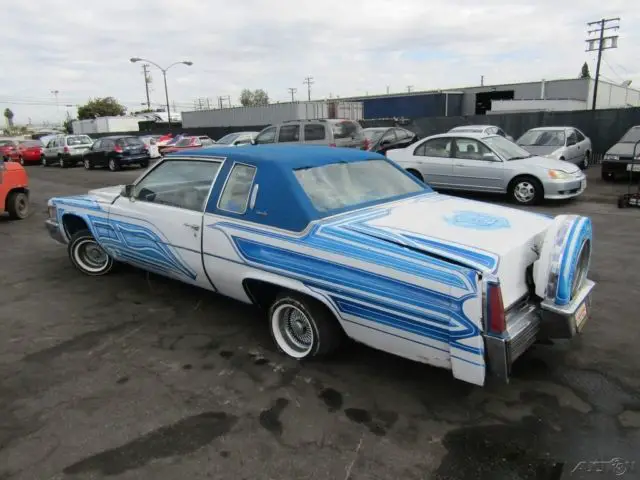 1977 cadillac deville coupe custom lowrider 8-cylinder gas automatic no reserve