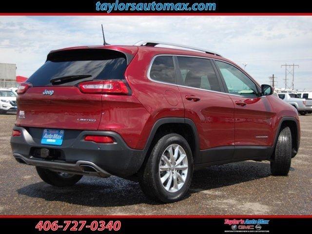 used 2016 jeep cherokee 4wd limited great falls, mt 59405 for sale in great falls, montana