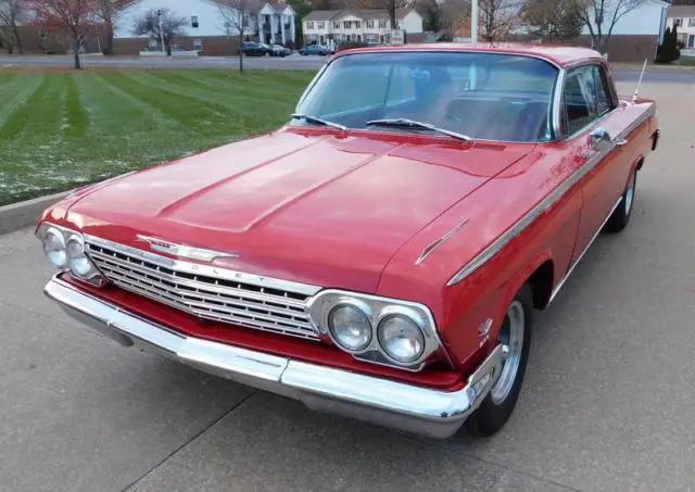 1962 chevrolet impala 409 super sport four speed roman red stunning w@w!!!