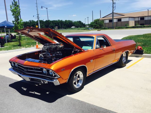 1969 blown pro street el camino 468 bbc