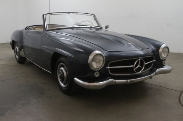 58 mercedes benz 190sl 2 tops solex carburetors canvas soft top driver