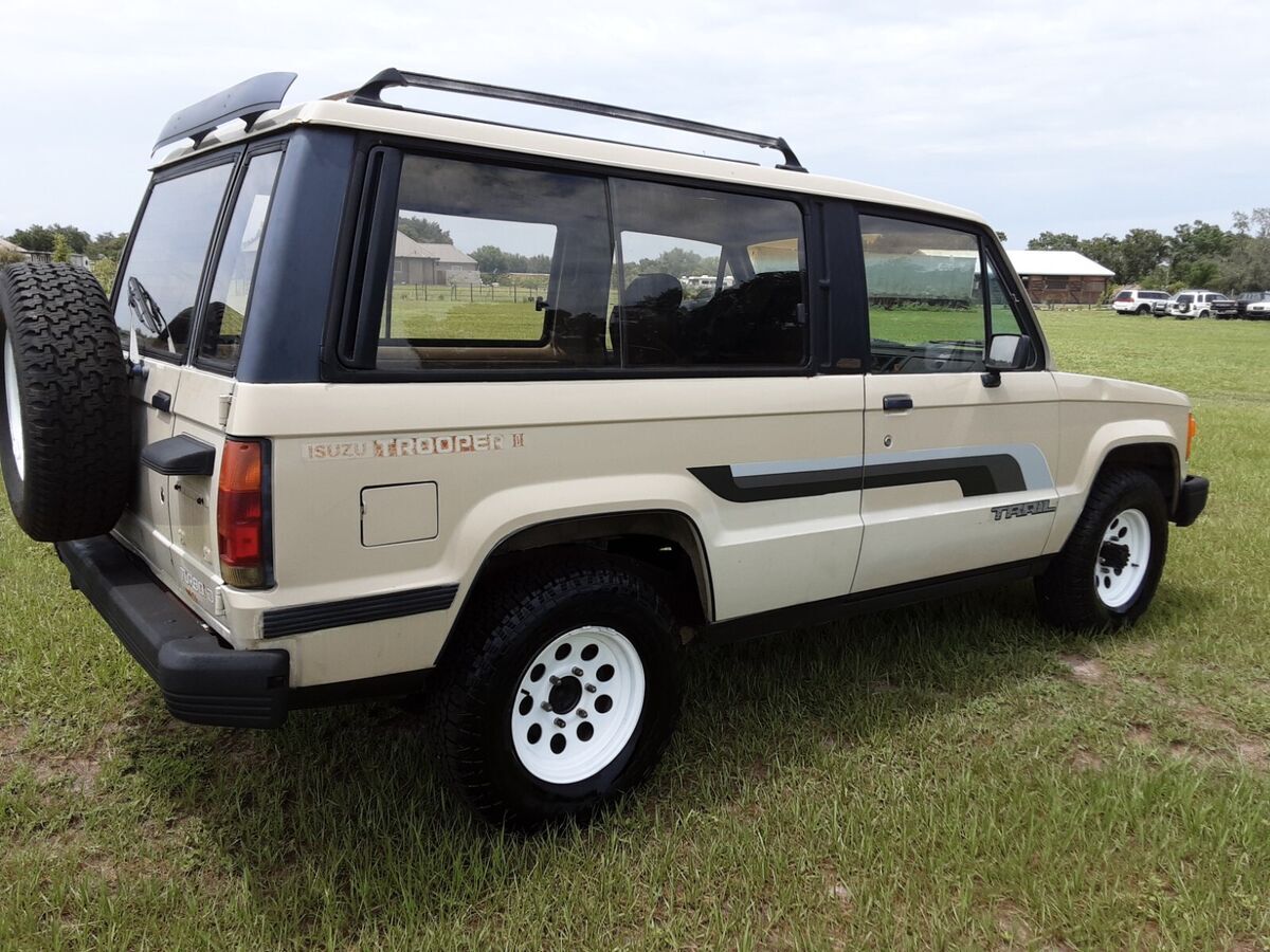 1986 isuzu trooper turbo diesel 4 cylinder 4x4 manual 5 speed 4wd