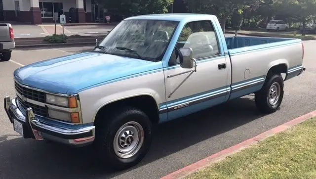1993 chevy silverado 2500 454 single cab long bed gas three quarter ton 3/4 ton