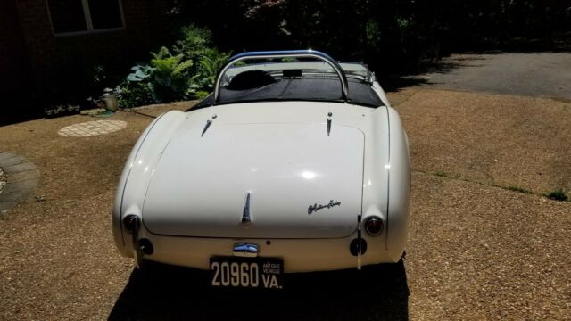 1955 austin healey 100 california black plate car