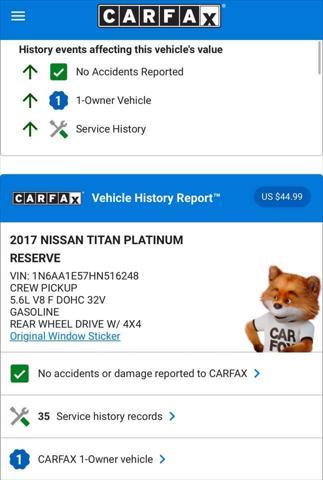 2017 nissan titan platinum reserve