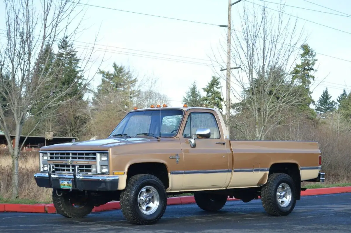 1987 chevy silverado k30 single cab 4x4 6.2l diesel only 46k original miles!!!