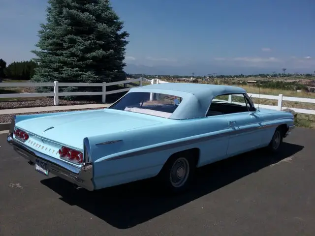 1961 ponitac bonneville convertible 389 tri-pwr 4 speed 8 lug phs documents