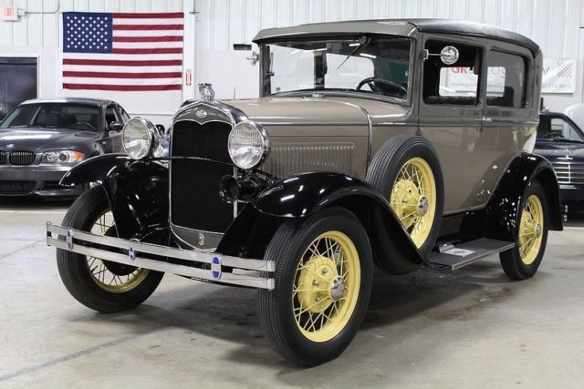 1931 ford model a 2514 miles gray coupe 4 cylinder manual