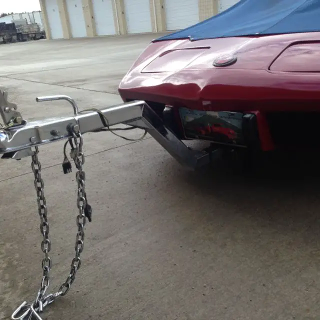 1976 corvette custom show car trailer one of a kind