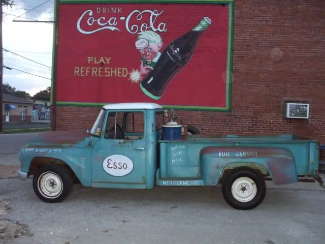 64 international 1100a shop truck runs great, cool patina, turns heads no res.!