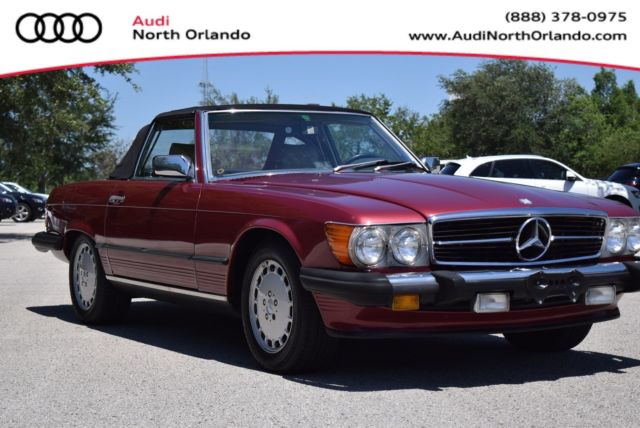 mercedes sl560 1 owner fully serviced new soft top & tires