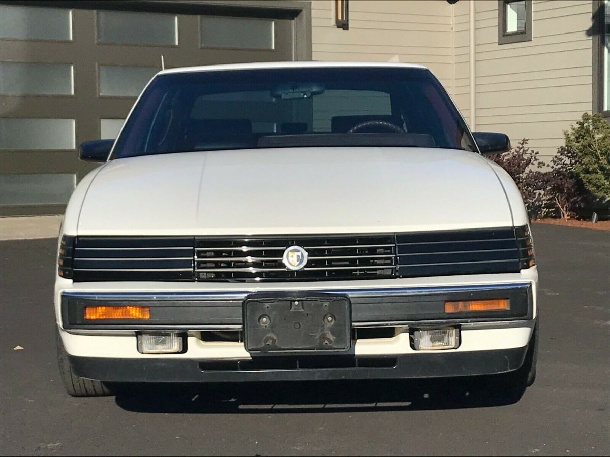 1988 2 door coupe toronado trofeo white with burgundy interior v6