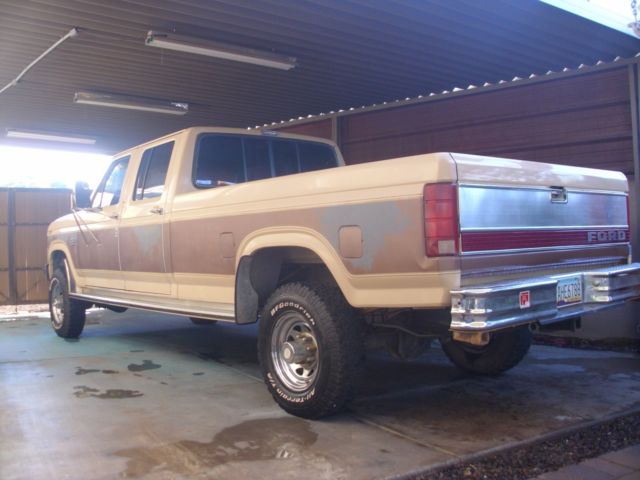 1986 f-350 xl crew cab 4x4 longbed 460 c6 automatic