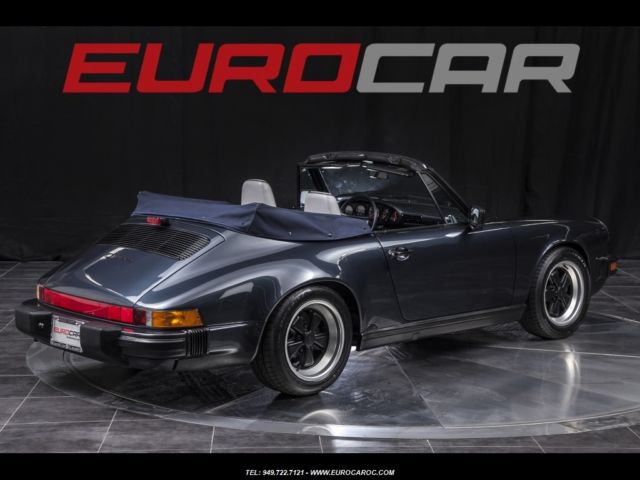 1988 porsche 911 carrera cabriolet, collector quality, no accident history