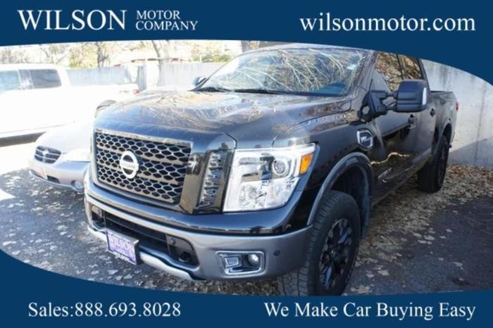 2017 nissan titan pro-4x 4x4 pro-4x 4dr crew cab for sale in logan, utah