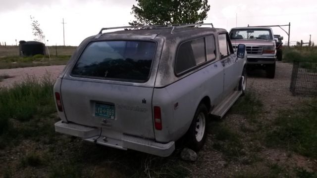 1980 scout ii 'traveler', runs, needs work, good parts