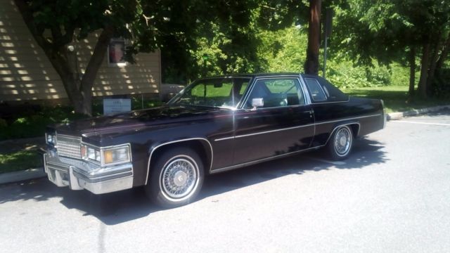 antique 1979 cadillac coupe de ville only 26,300miles garage kept