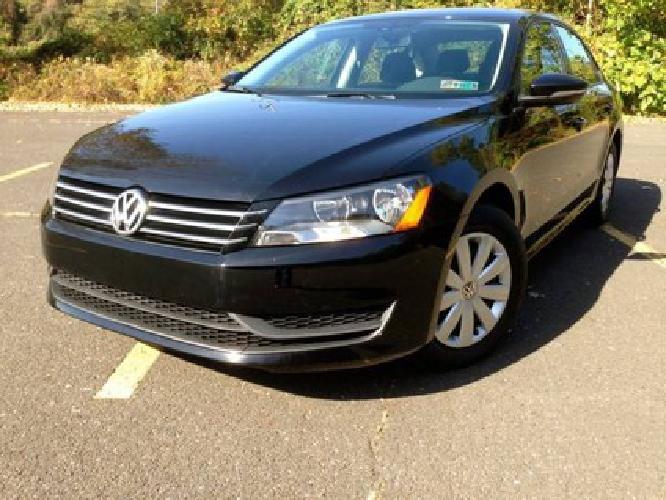 obo 2012 passat s 2.5 sedan black on black in philadelphia, pa