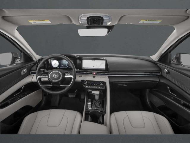 2022 hyundai elantra hybrid blue