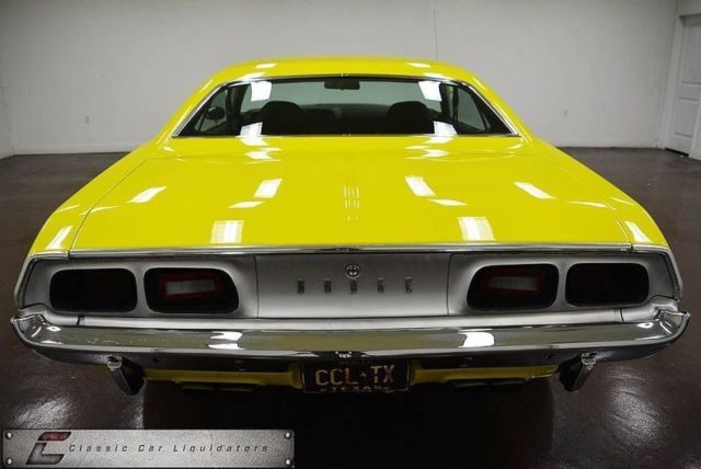1974 dodge challenger 545 miles yellow 360 v8 727 torqueflite automatic