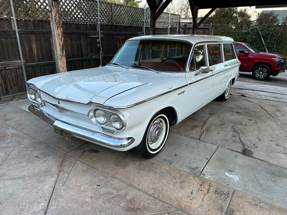 1961 chevrolet corvair grey lakewood