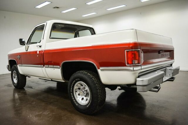 1984 chevrolet k-10 9355 miles white/red 305 v8 4 speed manual