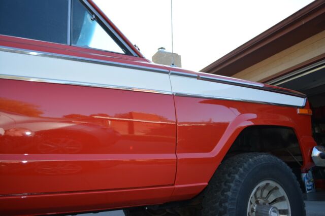 clean 1976 jeep wagoner auto 360 v8 quadar trac