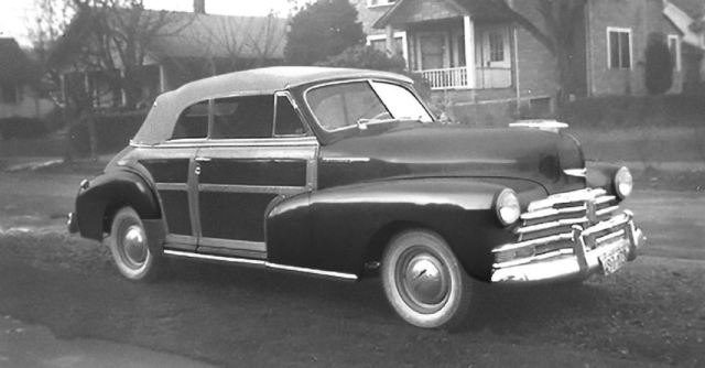 1948 chevrolet fleetmaster cabriolet convertible woodie