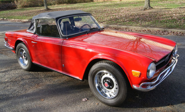 triumph tr 6 1971 beautiful restoration no reserve !!! last man standing wins !!