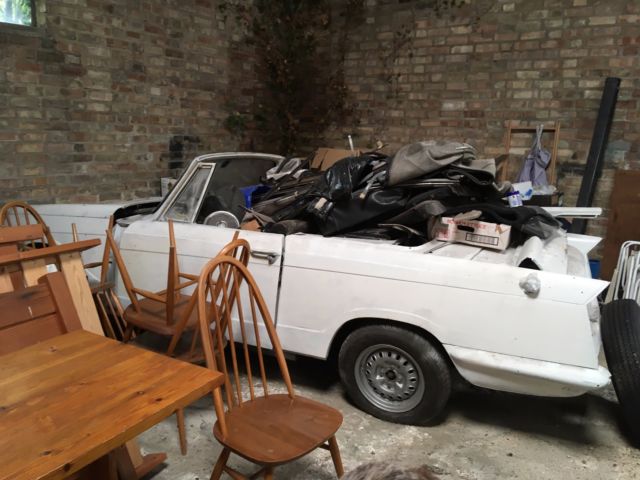well loved convertible triumph vitesse to restore