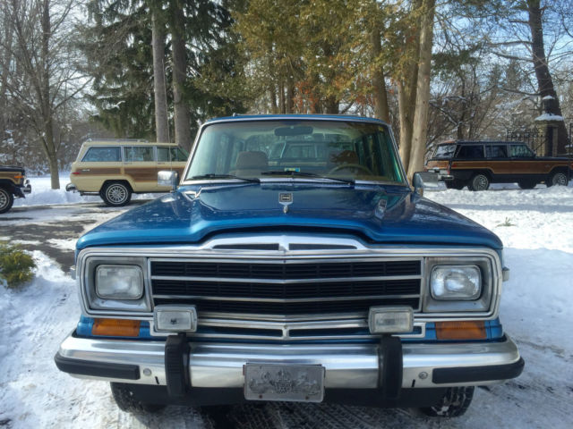 1986 grand wagoneer by classic gentleman 63,530 mile rare medium blue metallic