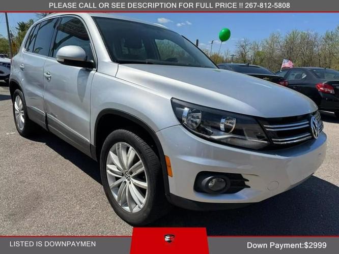 2015 volkswagen tiguan 2.0t s 4motion sport utility 4d in bristol, pennsylvania