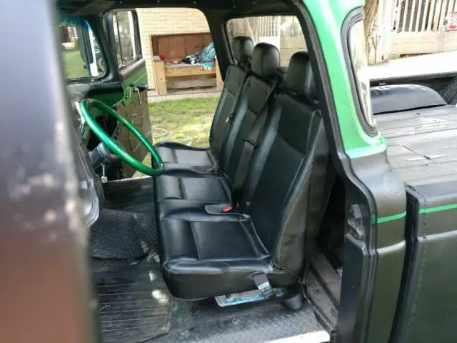 1959 ford f100 custom cab big back window, 4.6 liter, crown victoria swap bagged