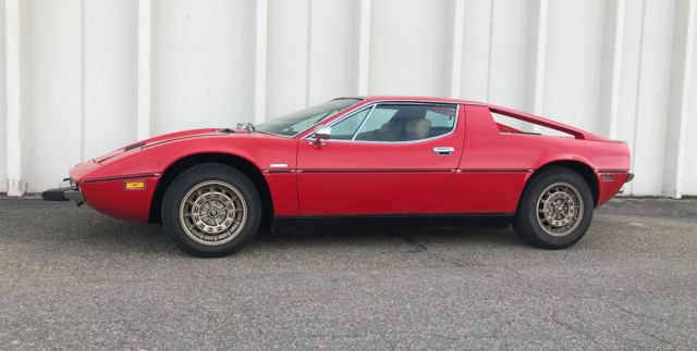 1974 maserati merak perfect mechanical cond. fully sorted, no rust, 30k miles