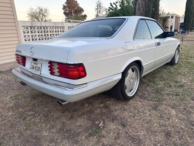 1991 mercedes-benz 500-series coupe white rwd automatic sec