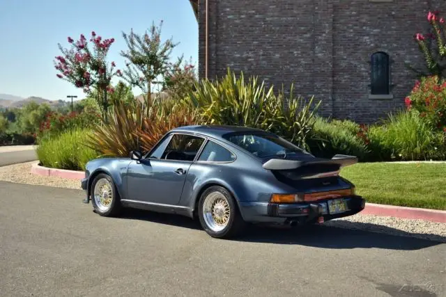 euro factory 930 turbo coupe "pacific blue" low original miles rebuilt engine 81