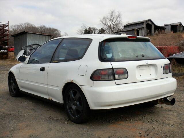 1993 honda civic vx hatchback 5 speed d16z6 swap runs & drives needs repairs eg