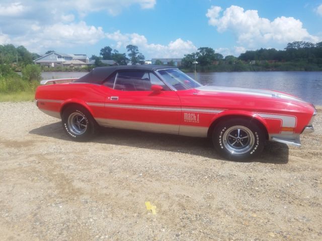 1972 ford mustang mach 1 clone convertible 351 cleveland,auto aod trans
