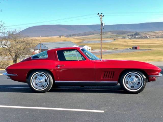 1967 corvette coupe *marlboromaroon/black*originterior*nicepaint*#smatching300hp