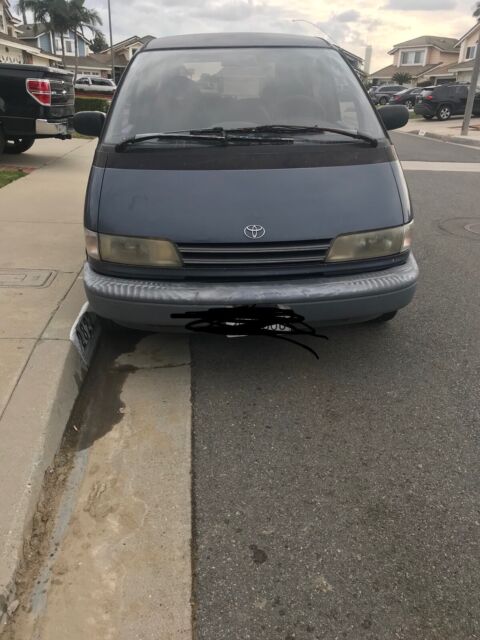 1993 toyota previa van grey rwd automatic le