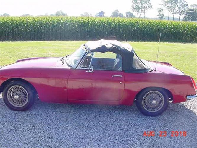 1969 mg mgb in hobart, indiana