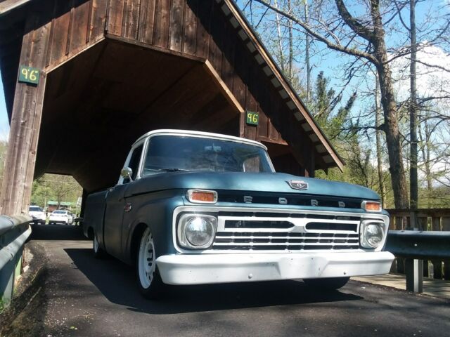 1965 ford f100 shop truck 4.6 chassis swap daily driver short bed one of a kind