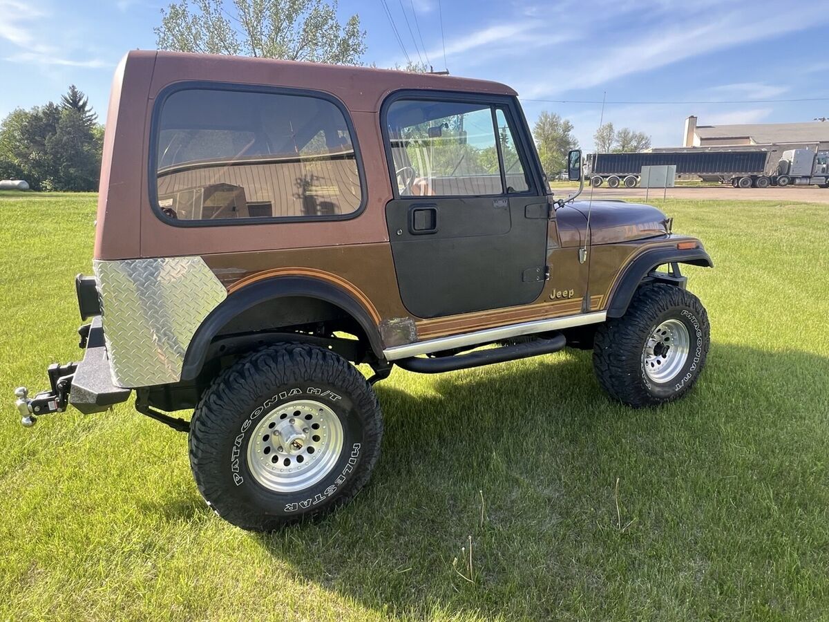 1984 jeep jeep suv brown cj7