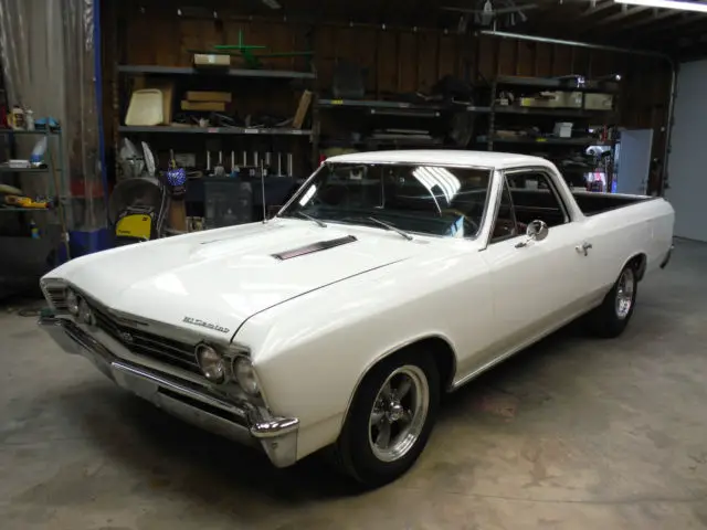 1967 el camino ss 396 4 speed california car black and yellow plates, runs great