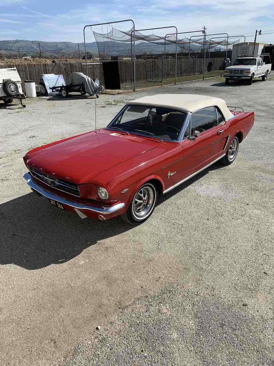 1965 ford mustang convertible a/c, aod overdrive, 20 mpg, p/s, pdb