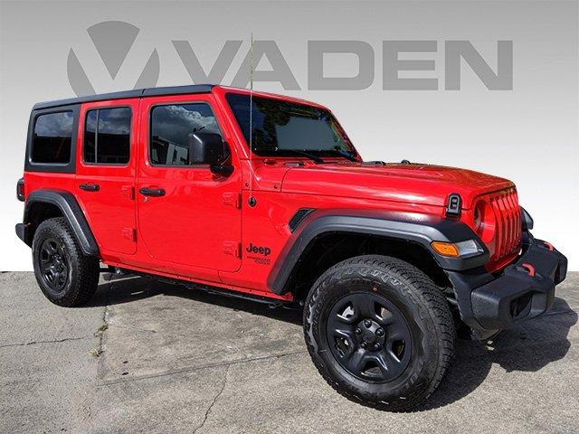 used 2019 jeep wrangler 4wd unlimited sport brunswick, ga 31525 for sale in brunswick, georgia