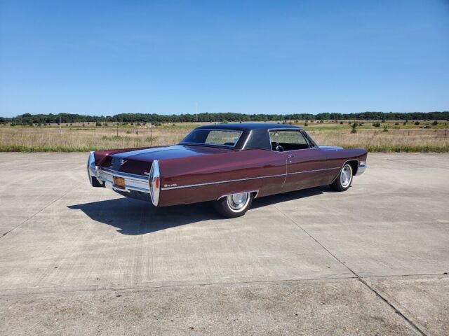 1968 cadillac deville coupe coupe red rwd automatic deville